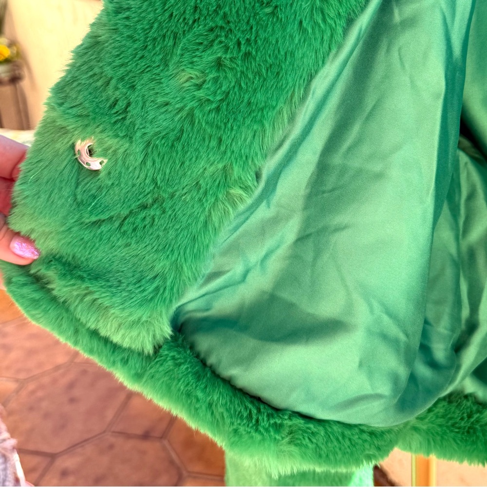 Forever 21 Vibrant Green Teddy Jacket - Picture 8 of 16